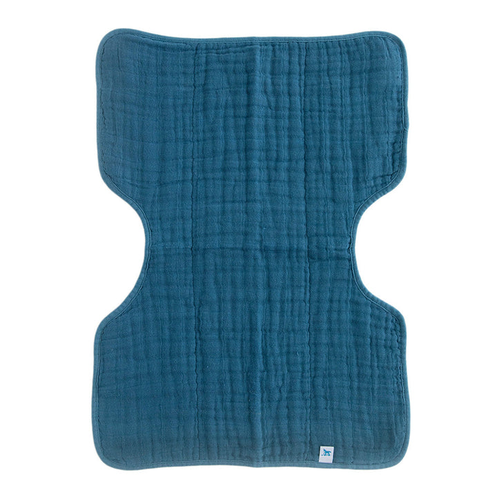 Little Unicorn Muslin Burp Cloth in Lake blends softness and charm into nice burp cloths for everyday use.