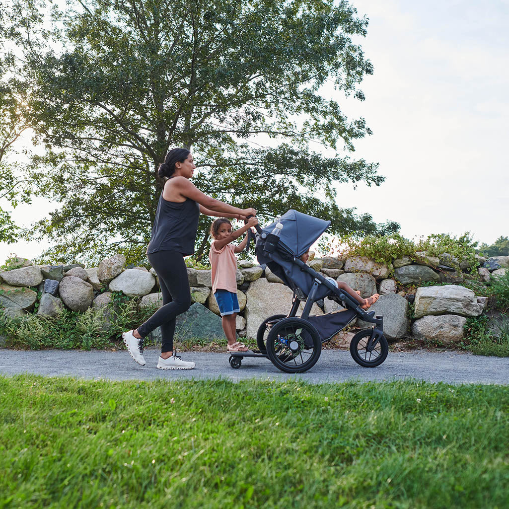 UPPAbaby Ridge Stroller with Piggyback with smooth ride for both child and parent