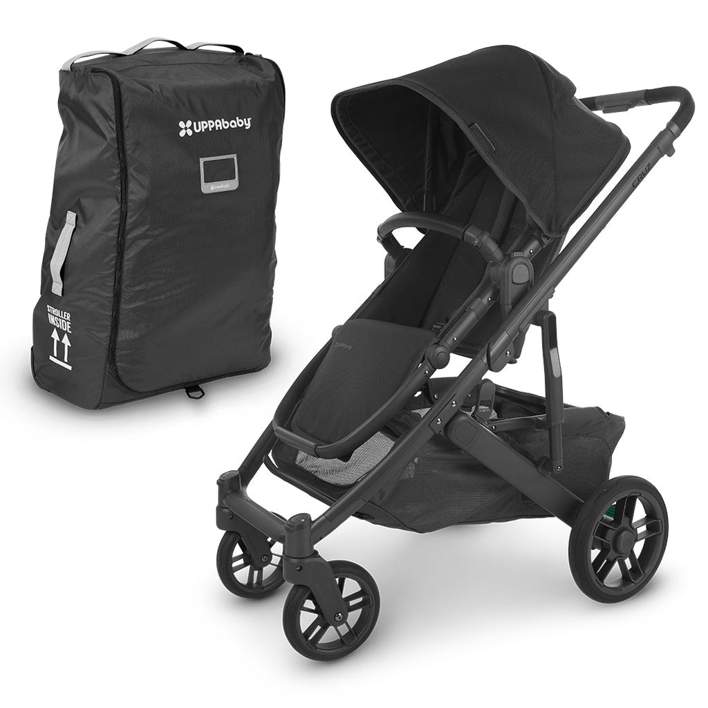 UPPAbaby Jake CRUZ V2 Baby Stroller and Travel Bag Bundle black