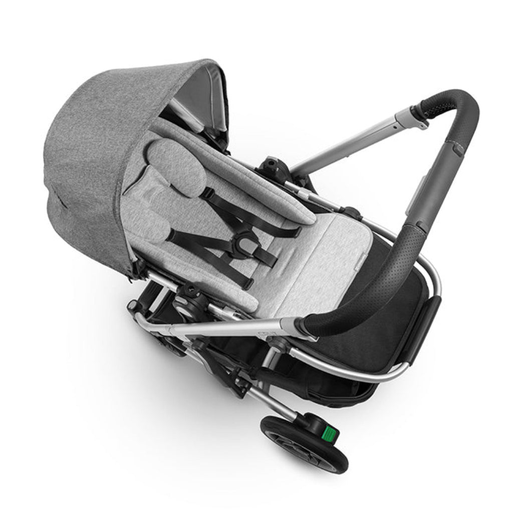 Top View of Uppababy CRUZ Stroller with Infant SnugSeat