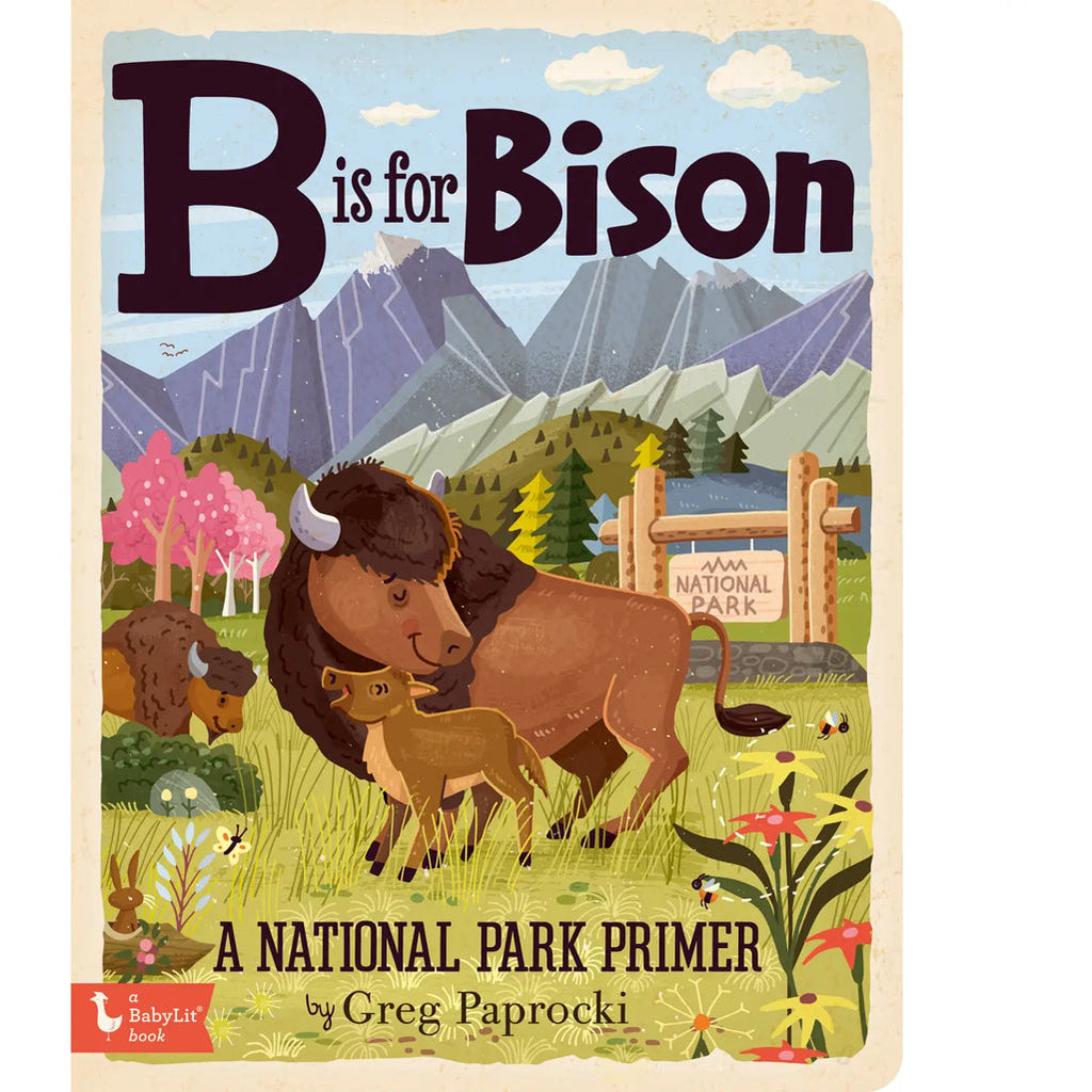 B is for Bison board book