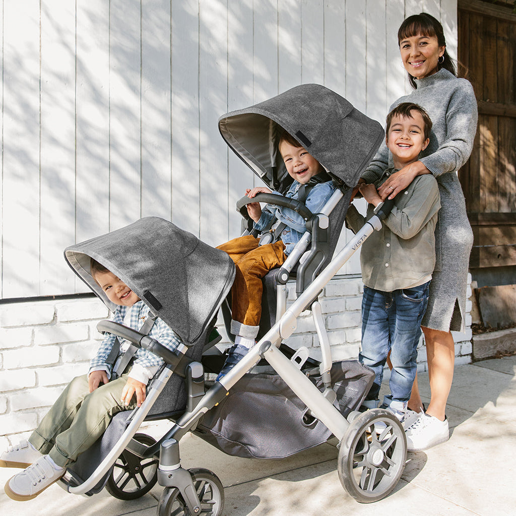 Uppa baby Vista V2 double stroller with sibling board