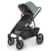 Gwen Green Uppababy Vista V2 Stroller with RumbleSeat