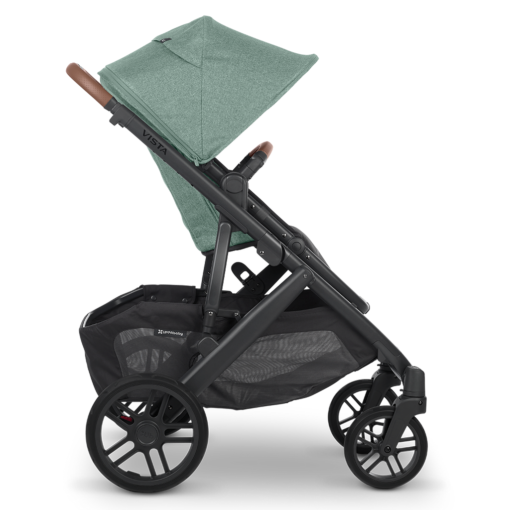 UPPAbaby Vista V2 Stroller with Rumbleseat in Gwen Green