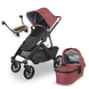 UPPAbaby Lucy VISTA V2 Stroller and Bassinet with PiggyBack Sibling Board Accessory