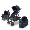 UPPAbaby Stroller, Infant Car Seat, and bassinet set in Noa