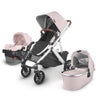 UPPAbaby Stroller, Infant Car Seat, and bassinet set in Alice