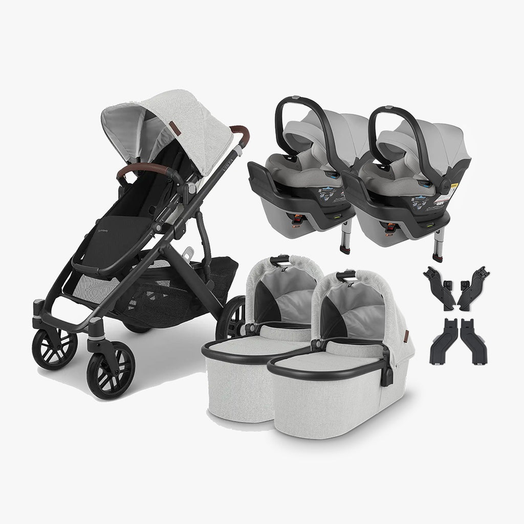 UPPAbaby VISTA V2 and MESA Max Twin Double Travel System in Anthony
