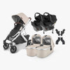 UPPAbaby VISTA V2 and MESA Max Twin Double Travel System in Declan