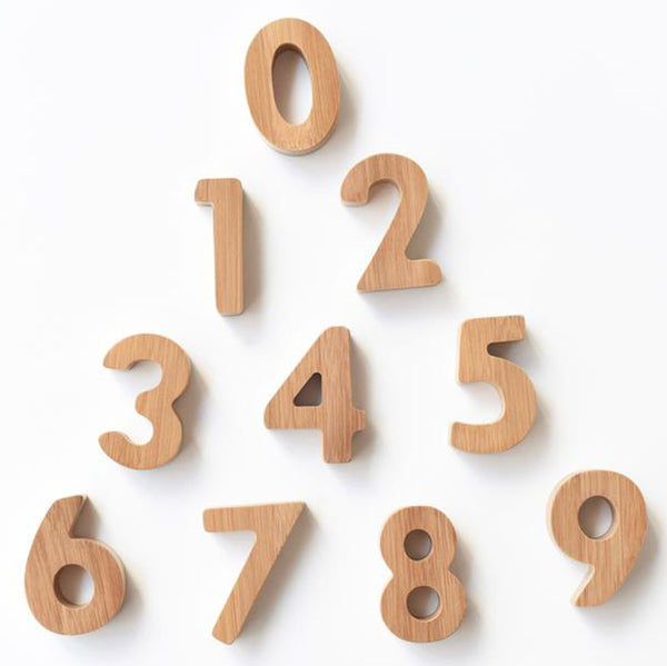 Wee Gallery Bamboo Numbers Children's Wooden Educational Toy