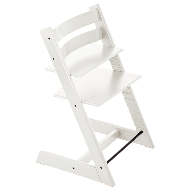 Stokke Beech Wood Adjustable Ergonomic Tripp Trapp Chair white 