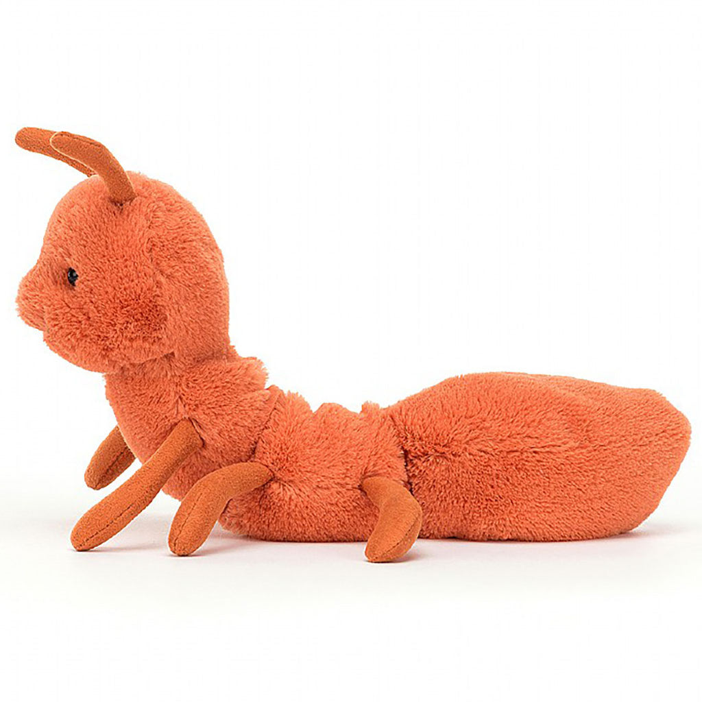 life_style1, Jellycat Wriggidig Ant Children's Plush Stuffed Animal Toy orange