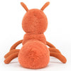 life_style2, Jellycat Wriggidig Ant Children's Plush Stuffed Animal Toy orange