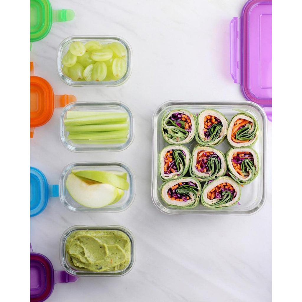 lifestyle_4, Wean Green Carrot Tubs Reusable Glass Food Storage Container Set