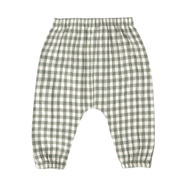 quincy mae baby pant gingham