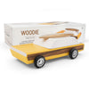 Candylab Retro Wooden Toy Woodie Car in Yellow