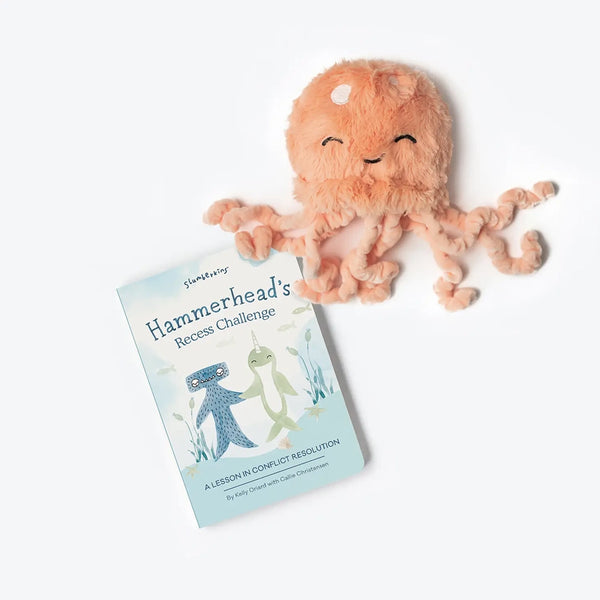 Slumberkins Jellyfish Mini & Hammerhead book for conflict resolution