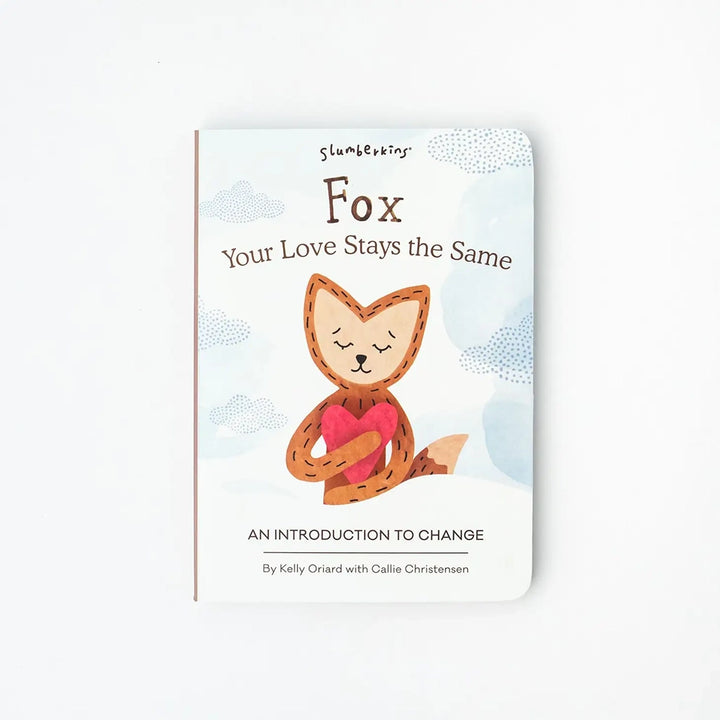 Slumberkins Maple Fox Snuggler book about Family Changes