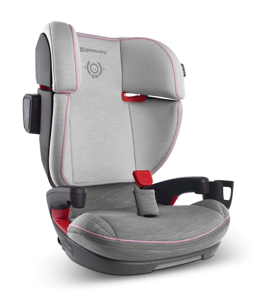 Sasha Grey with pink stripe Alta Uppababy Child‚Äôs Booster Seat