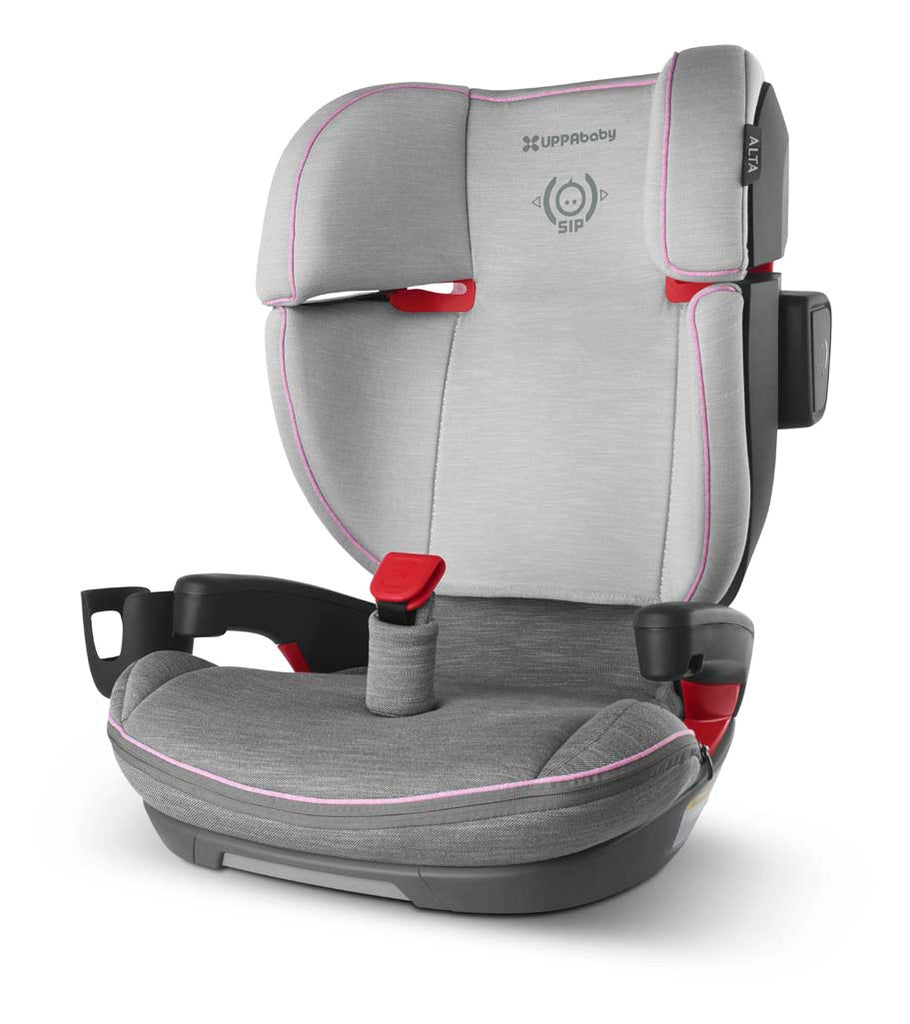 Uppababy booster seat with adjustable headrest