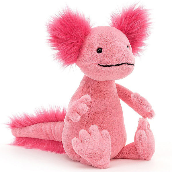 Jellycat Alice Axolotl Children's Stuffed Animal Toy bright pink