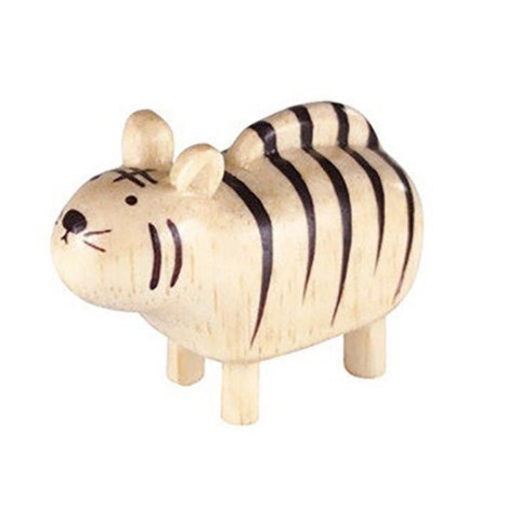 T-Lab polepole Zodiac Tiger Figurine Children's Wooden Toys