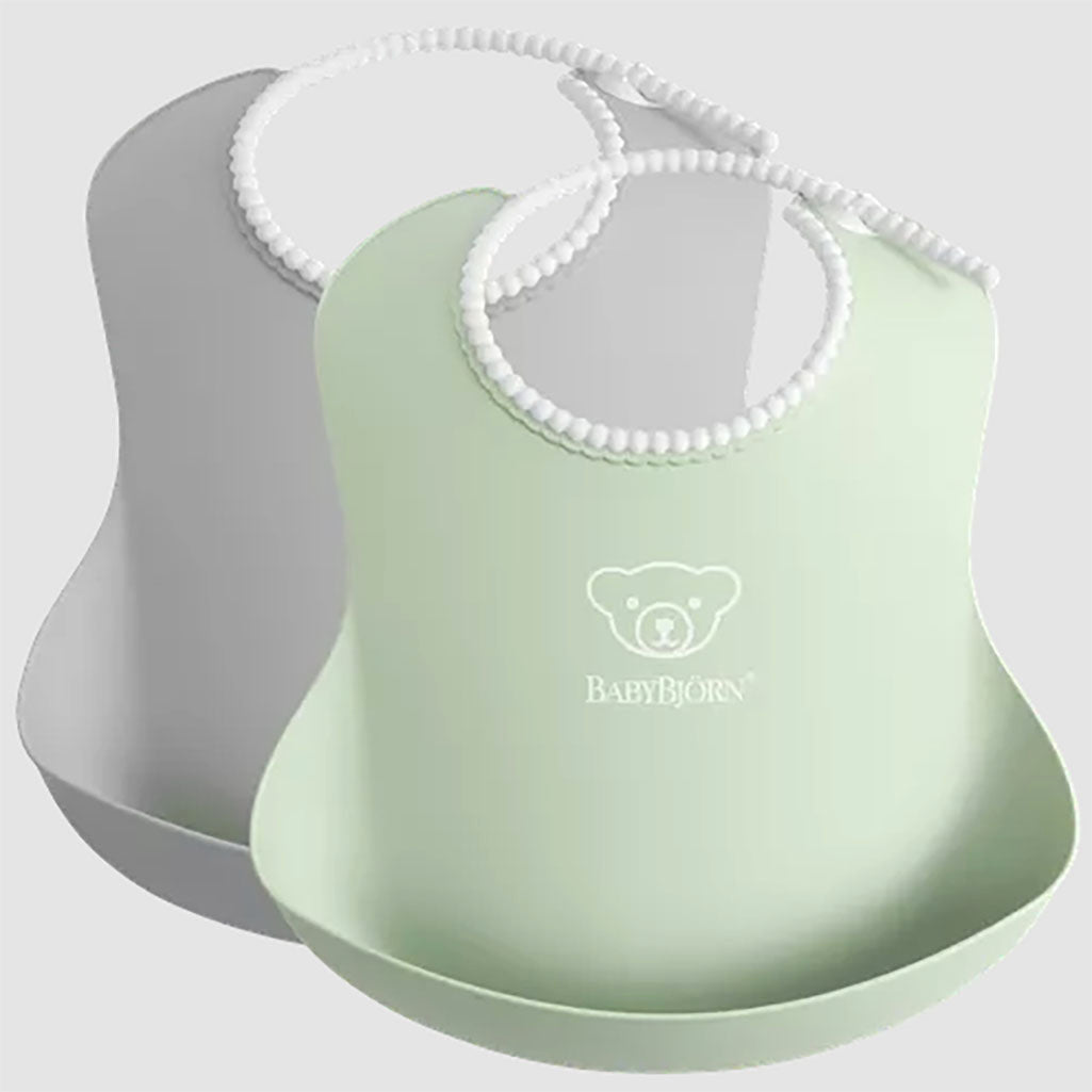 BabyBjorn Soft Small Baby Bibs, Ideal for Feeding and Drooling