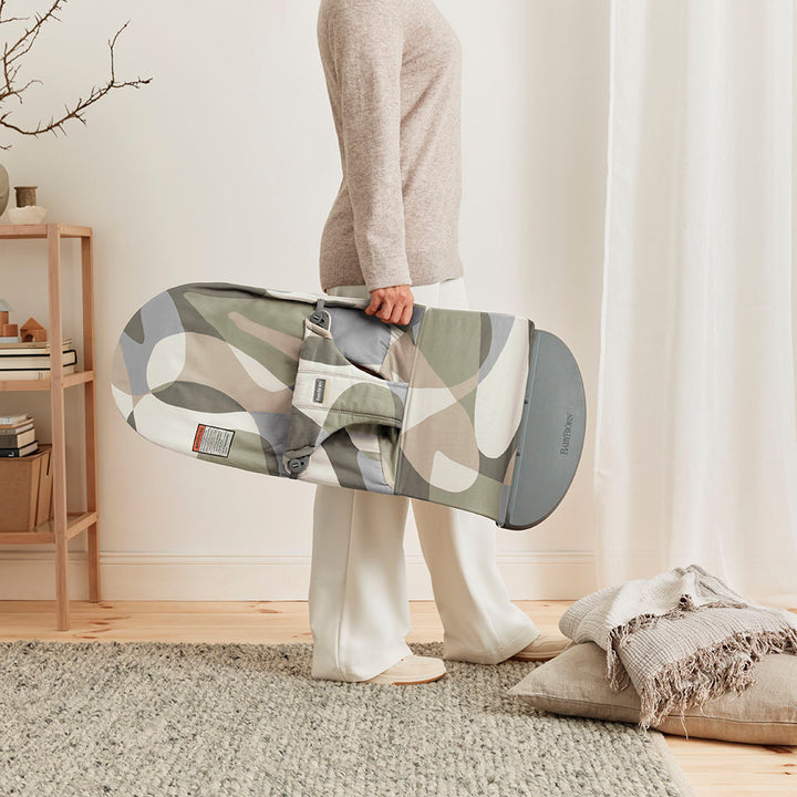 bouncer bliss by babyjorn khaki green, best baby bouncer