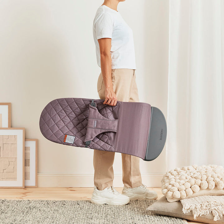 babybjorn bliss dark purple baby bouncer seat