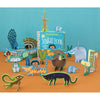 BabyLit Jungle Book Animals Primer Book & Playset Set Up on Table