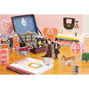 BabyLit Pride and Prejudice Counting Primer Book & Playset Set Up on Table