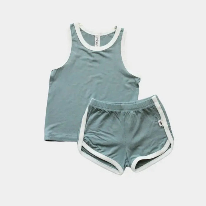 babysprouts track set teal green