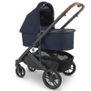 Uppababy Cruz Stroller with Bassinet Accessory in Noa Navy