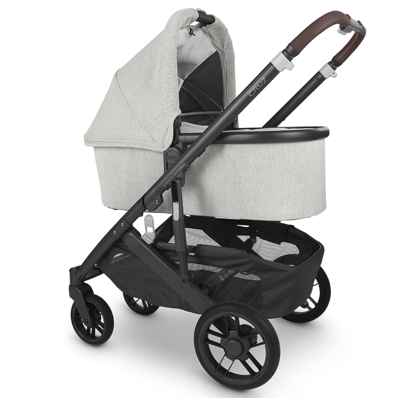 Uppababy Cruz Stroller with Bassinet for babies in White