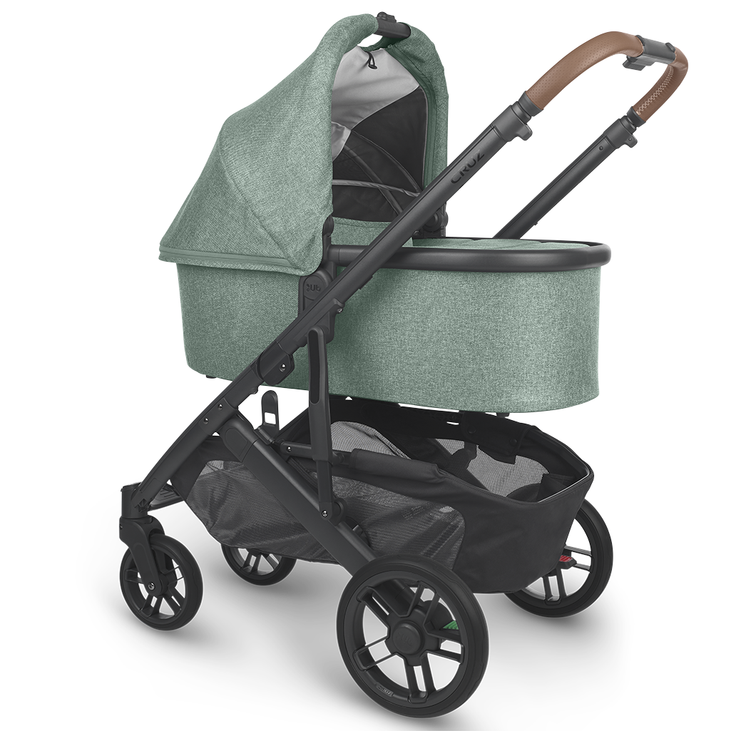 Uppababy stroller Cruz with Bassinet Accessory in Gwen Green