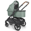 Uppababy Cruz Stroller with Bassinet Accessory in Gwen Green