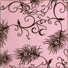 Outlet Bébé au Lait Nursing Cover and Burp Cloth Gift Set parfait pink brown feather