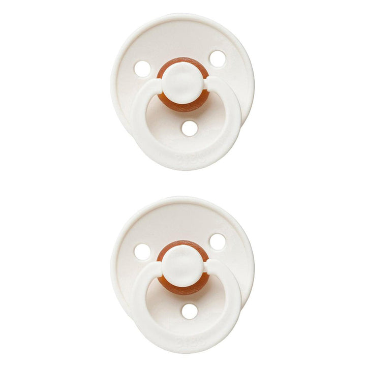 Light neutral BIBS Pacifier Colour Collection 2 Pack Ivory, best newborn pacifier.