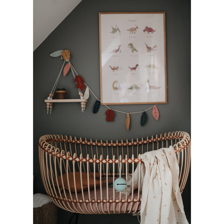 Mushie Organic Cotton swaddle blankets for baby