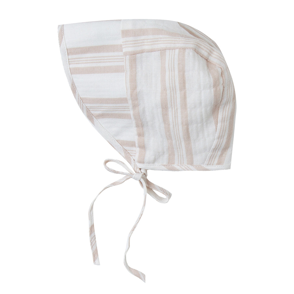 Rylee + Cru striped Cotton Infant Sun Hat Bonnet 