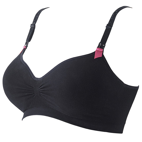 Curve by CacheCoeur Seamless Padded Maternity and Nursing Bra black
