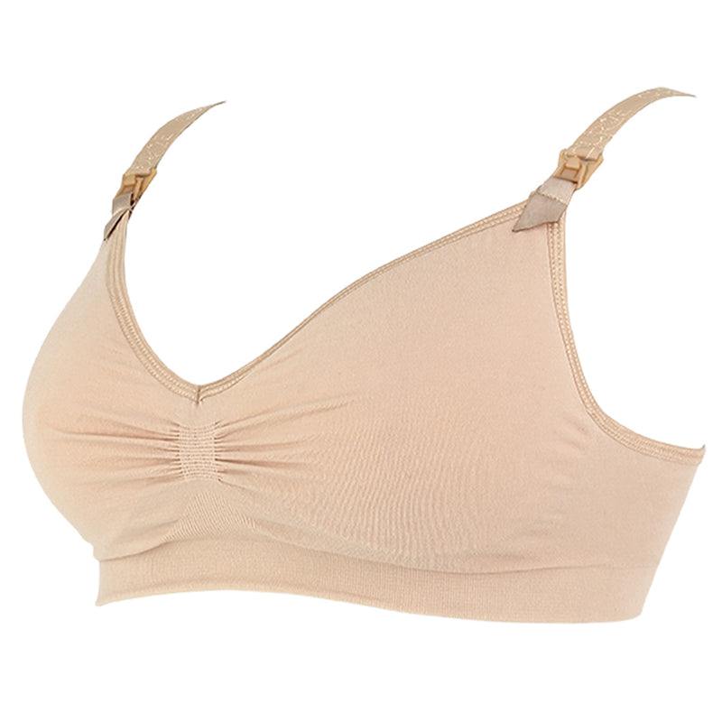 Curve by CacheCoeur Seamless Padded Maternity and Nursing Bra nude blush