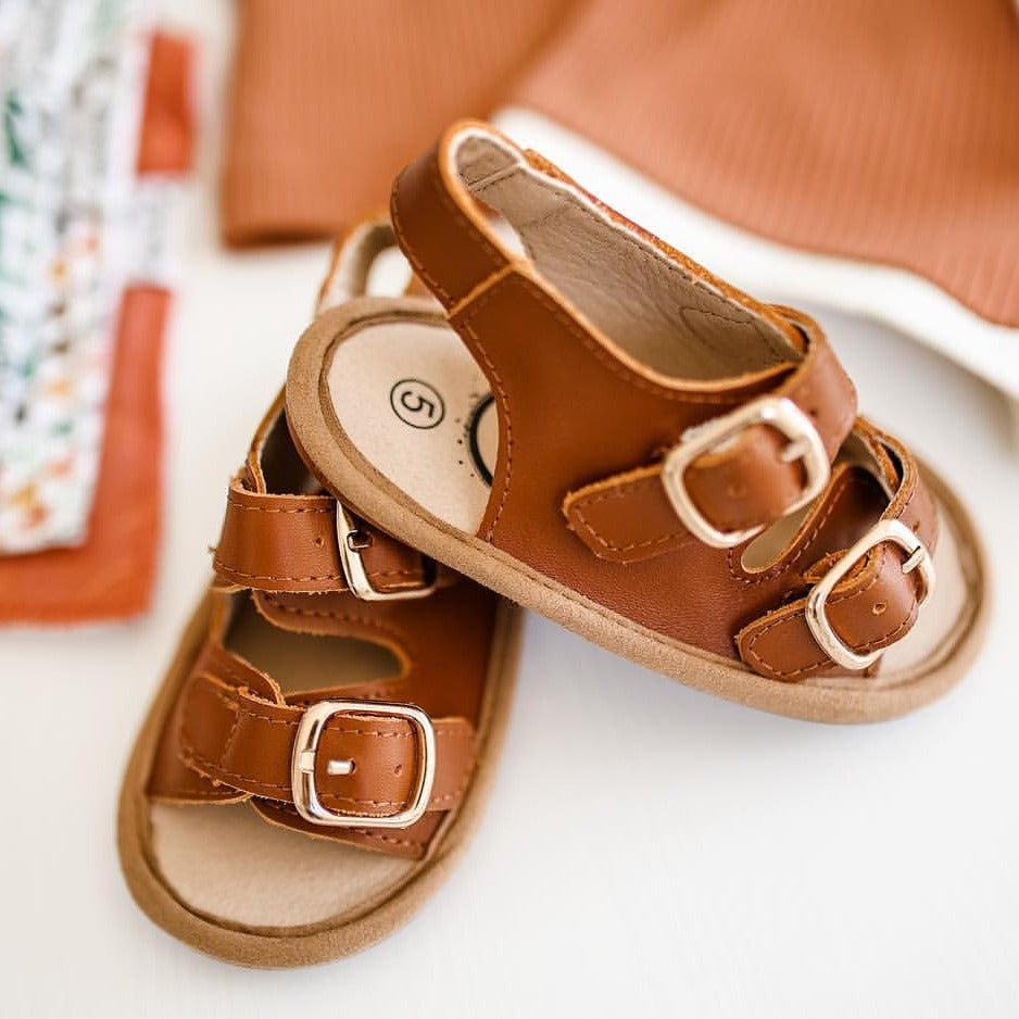 Little Love Bug Brown Charley Sandal kids shoes