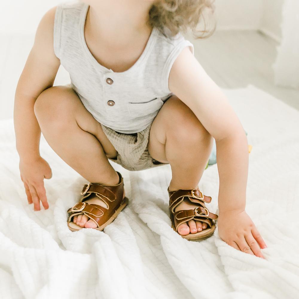 sandals for toddlers Little Love Bug Brown Charley Sandal