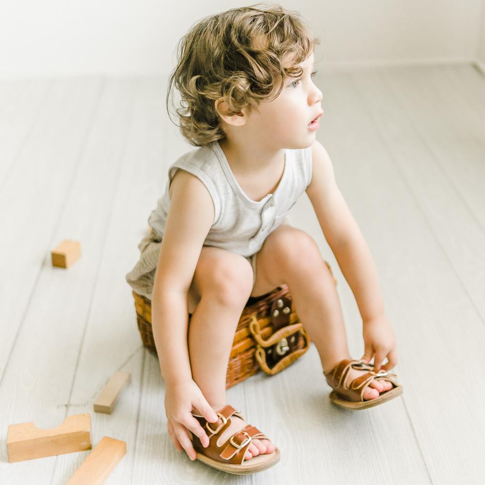 toddler shoes from Little Love Bug Brown Charley Sandal