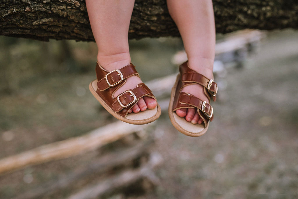 Little Love Bug Co little kids shoes Brown Charley Sandal