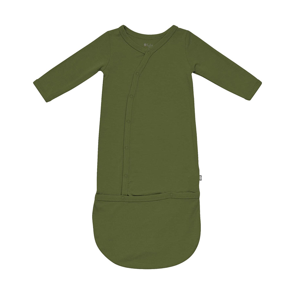 Kyte Baby olive green bamboo sleep sack