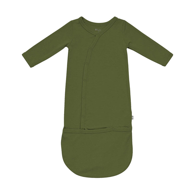 Kyte Baby olive green bamboo sleep sack