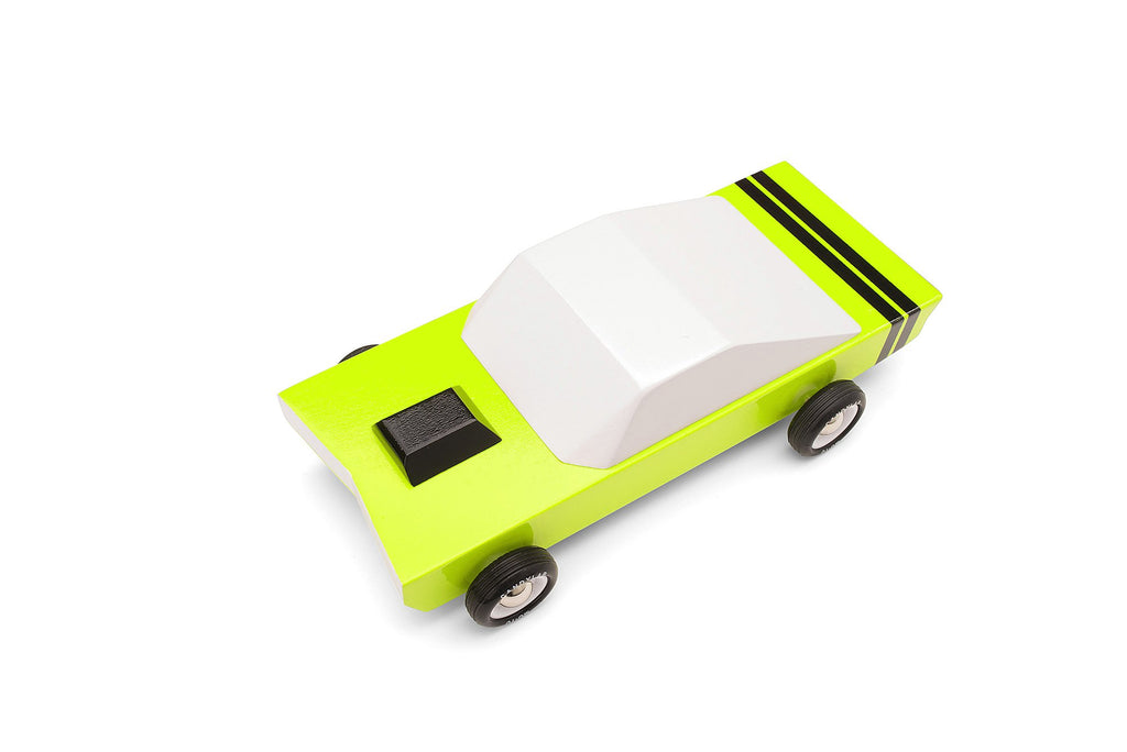 Candylab Stinger modern retro toy car crafted from durable beech wood