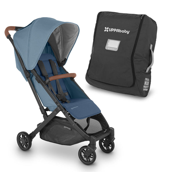 Charlotte Blue UPPAbaby Minu V2 stroller and travel bag Bundle